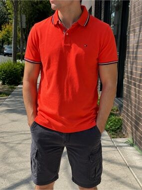 Tommy Hilfiger Men’s Red Polo Shirt XXL